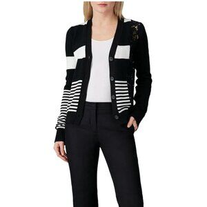 No. 21 Striped Lace Cardigan size 44 / US 8